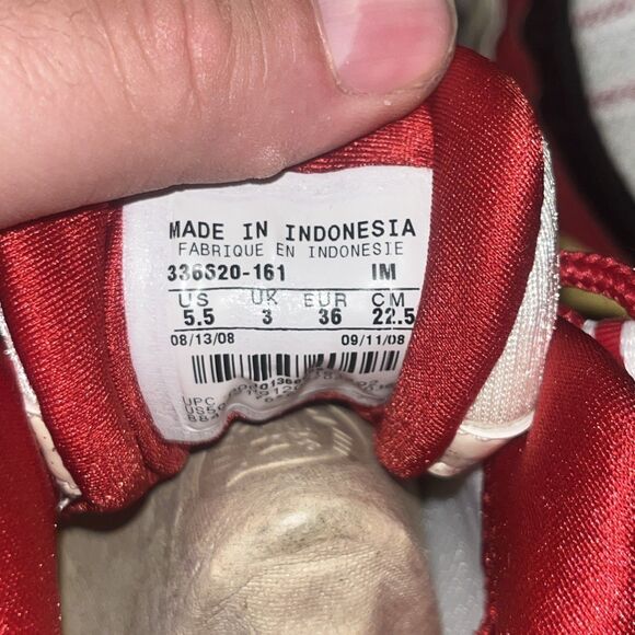336620-161 Size 5.5 Nike Air Max 95 Women’s 2008 Valentines Day Rare Gem main image 10